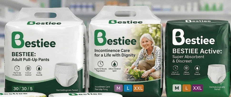 The Bestiee range on a pharmacy shelf